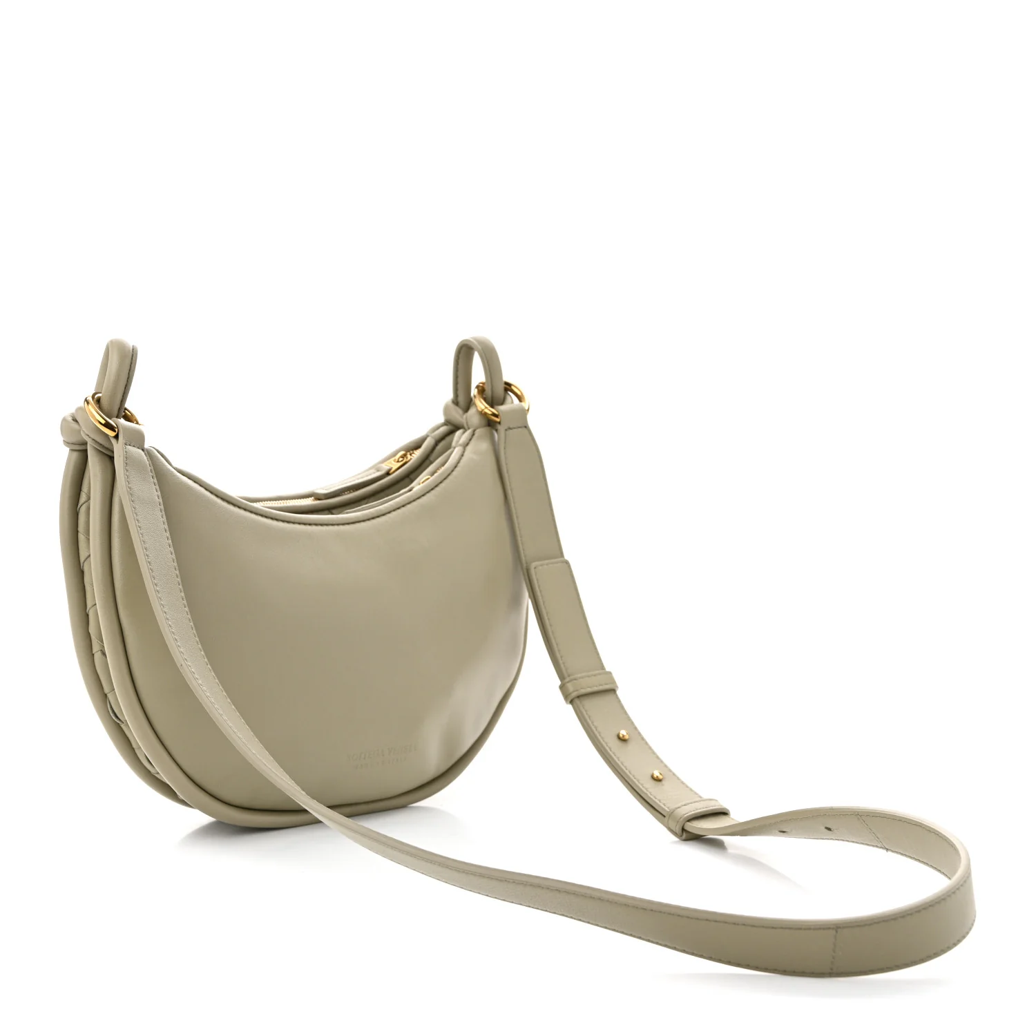 Nappa Intrecciato Small Gemelli Multipocket Bag Travertine Muse - Top Club