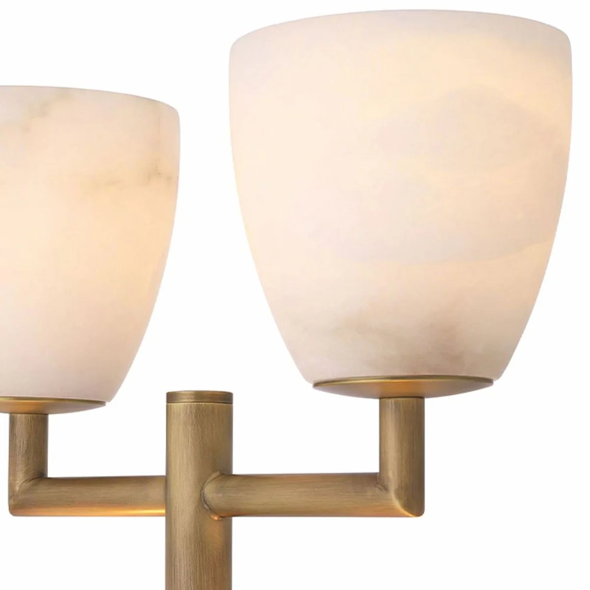 Luxury table lamp brass / alabaster H. 81 cm - Luxury Lights