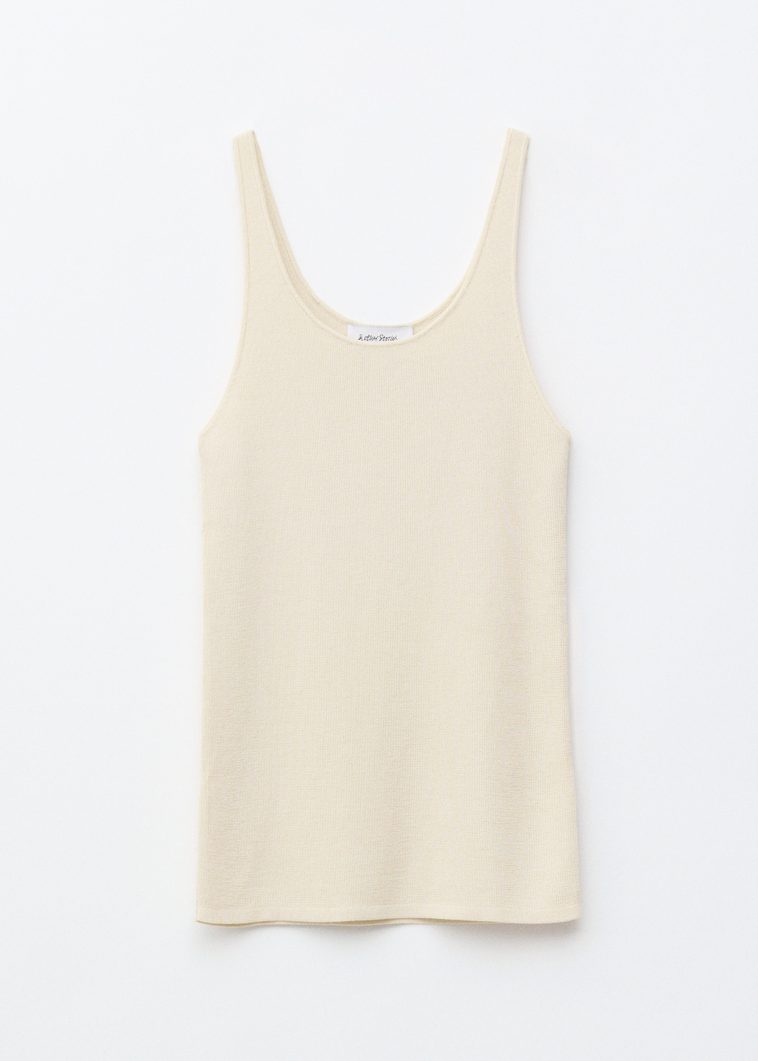 & Other Stories SCOOP-NECK TANK TOP