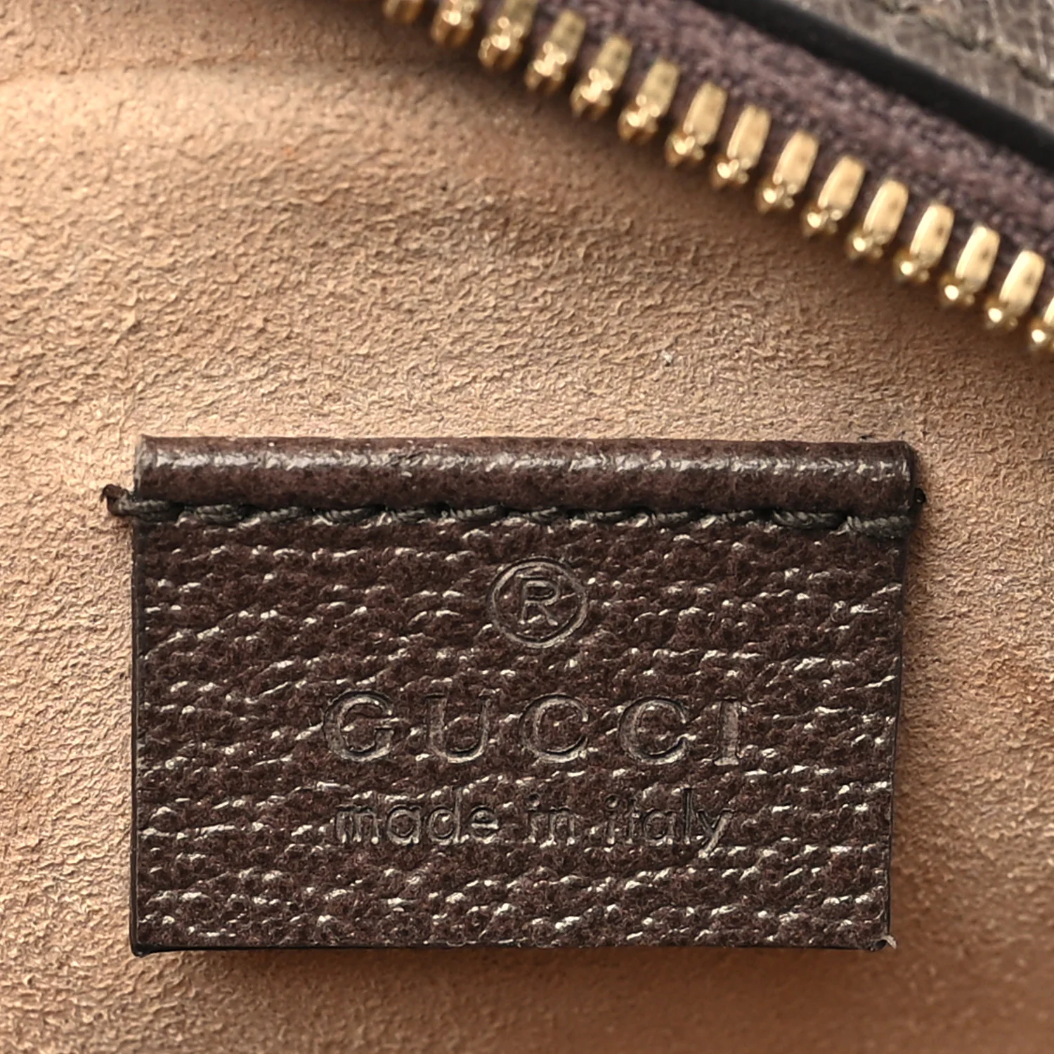 GG Supreme Monogram Web Mini Ophidia Round Shoulder Bag Brown - Top Club