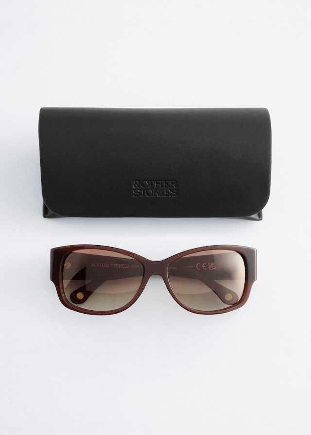 & Other Stories OVAL-FRAME SUNGLASSES