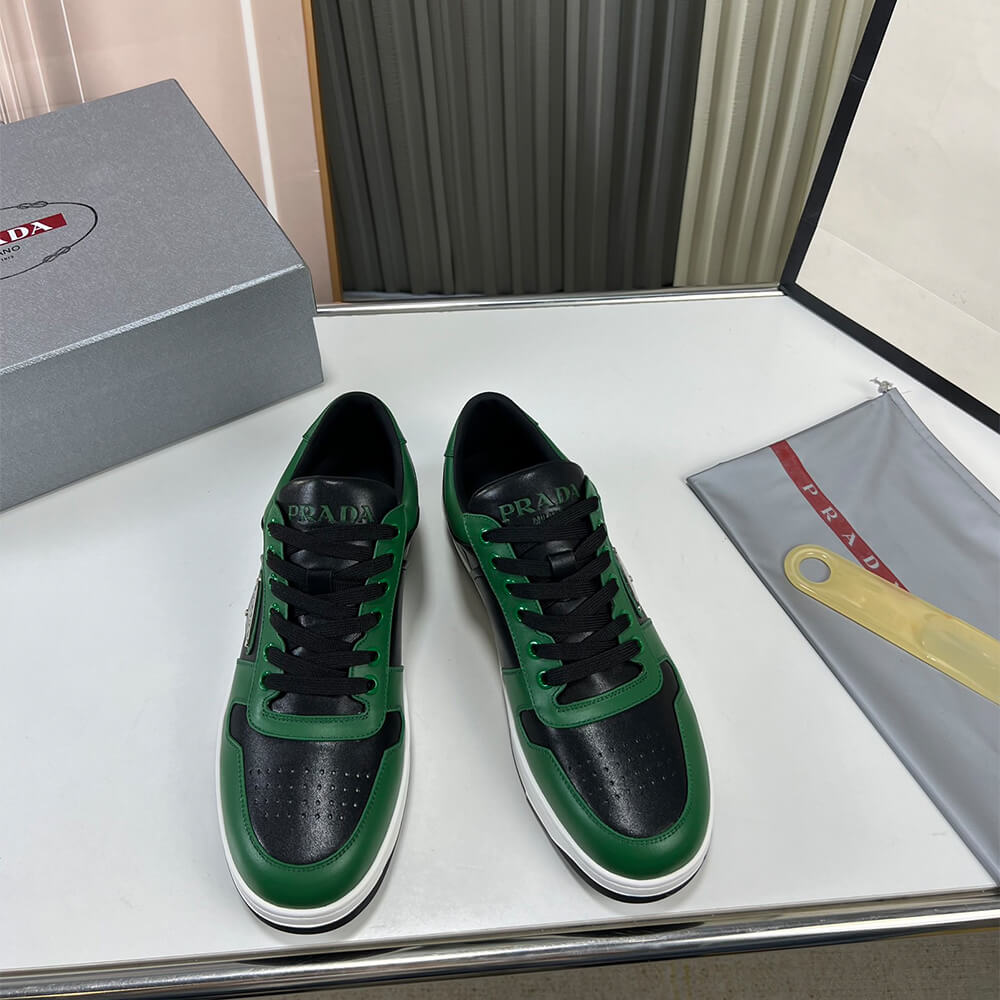 Prada Downtown nappa leather sneakers - Top Club