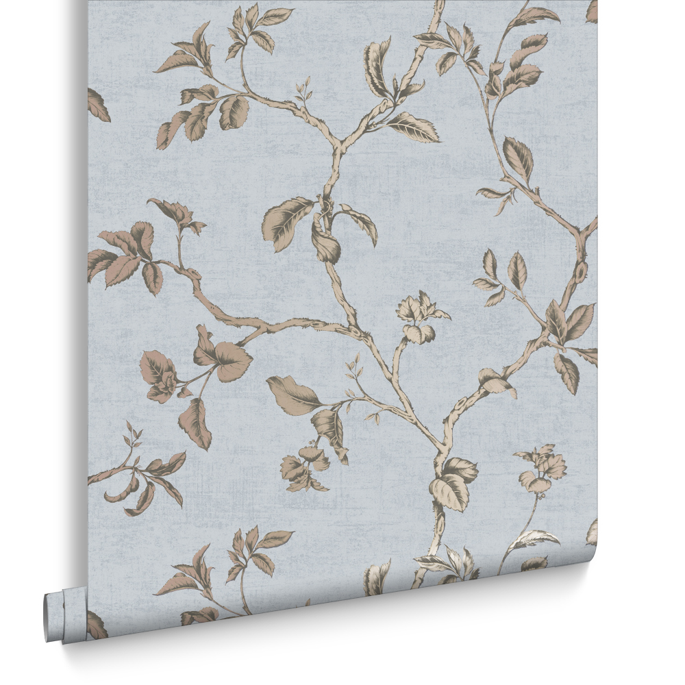 Graham & Brown  vliesbehang  Twining Powder Blue Graham & Brown  vliesbehang  Twining Powder Blue