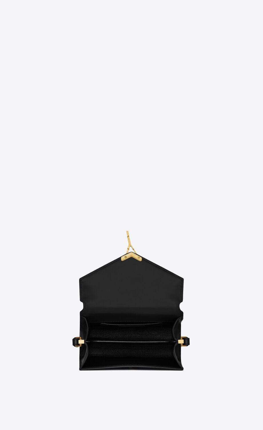 Y Cassandra Mini Top Handle Bag in Box Leather - Top Club