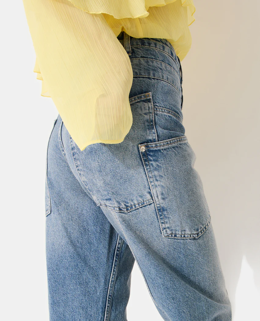Pimkie Jean straight avec jeux de coutures et de poches