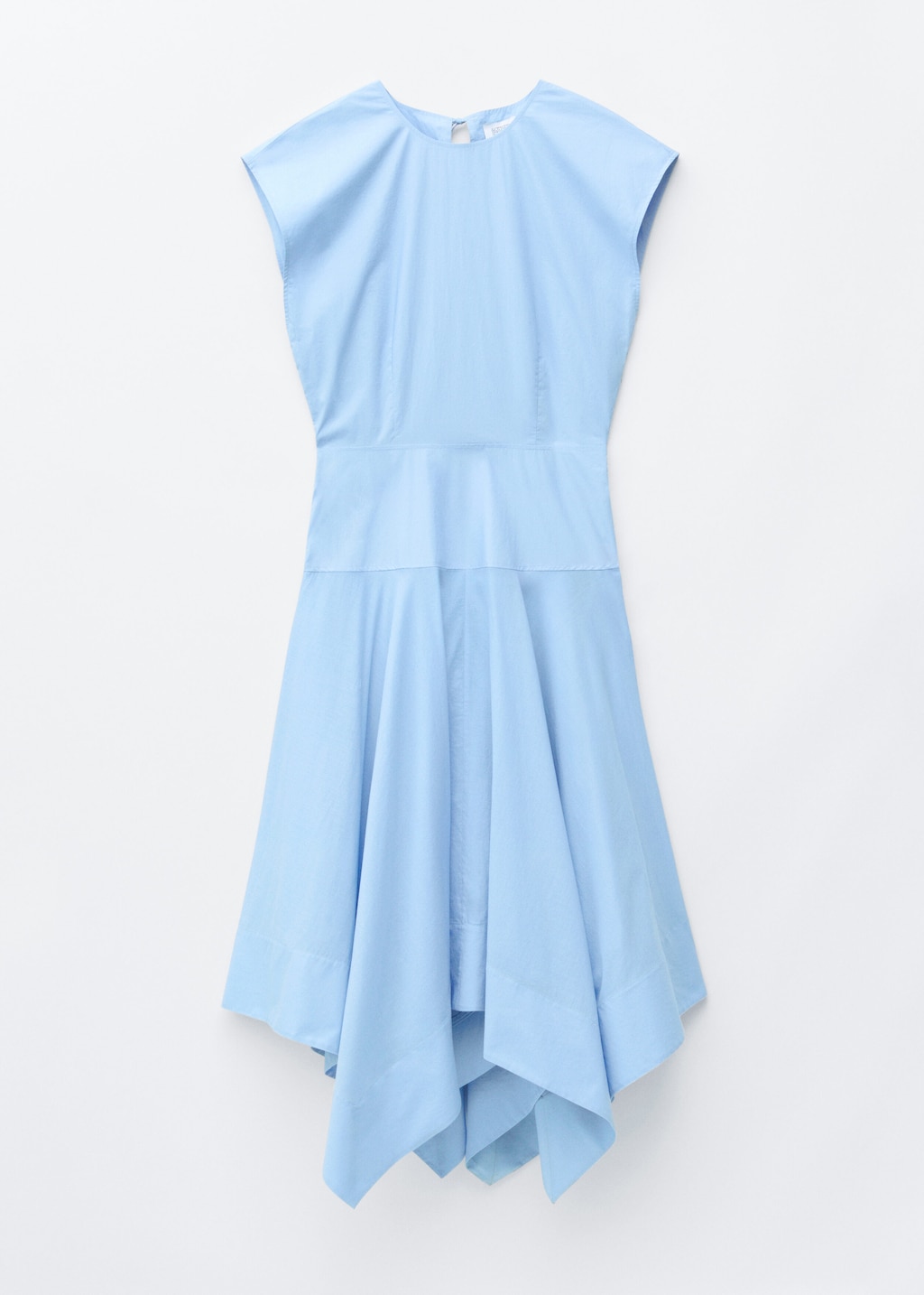 & Other Stories COTTON POPLIN MIDI DRESS