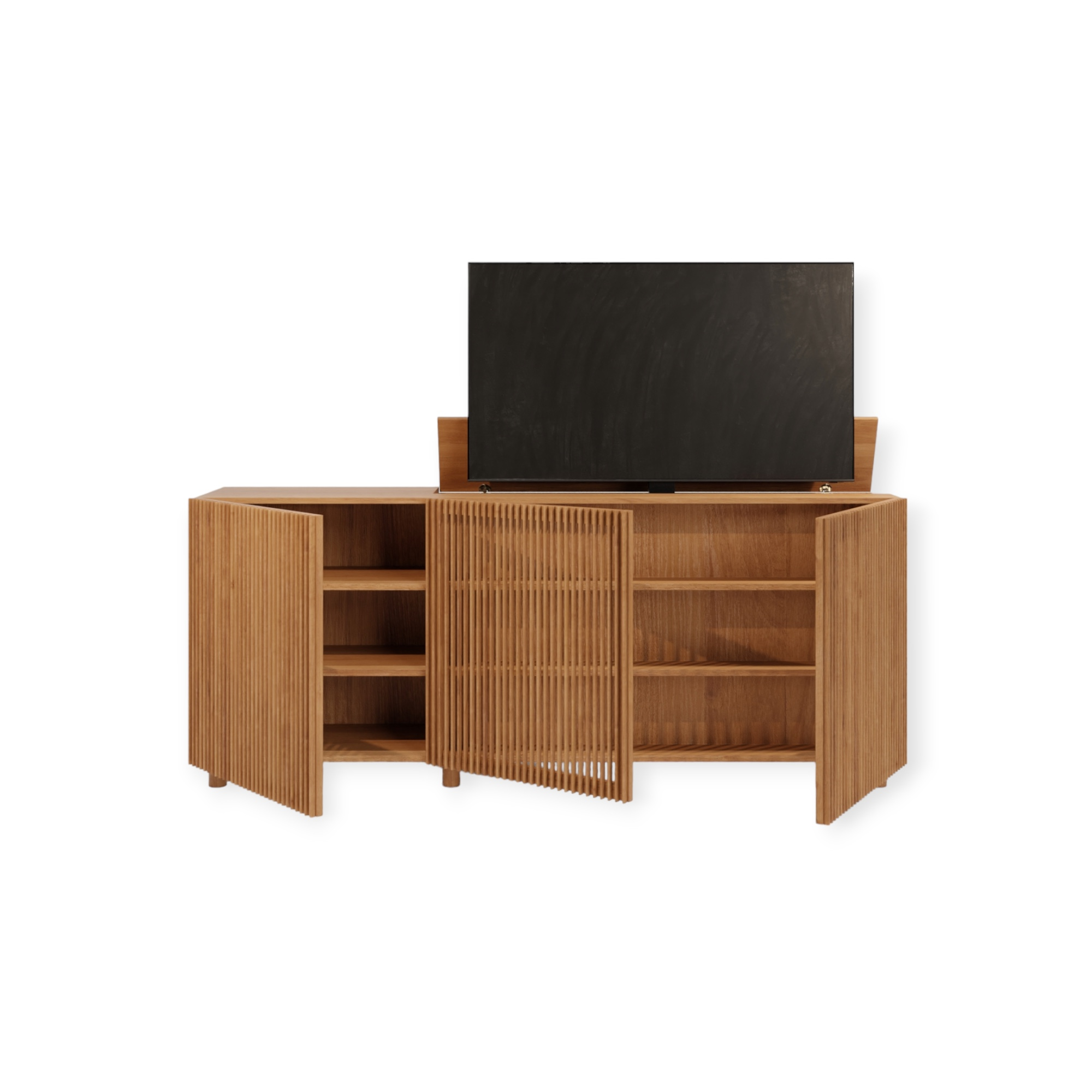 TV lift meubel Bohemian 55 inch 3 deurs