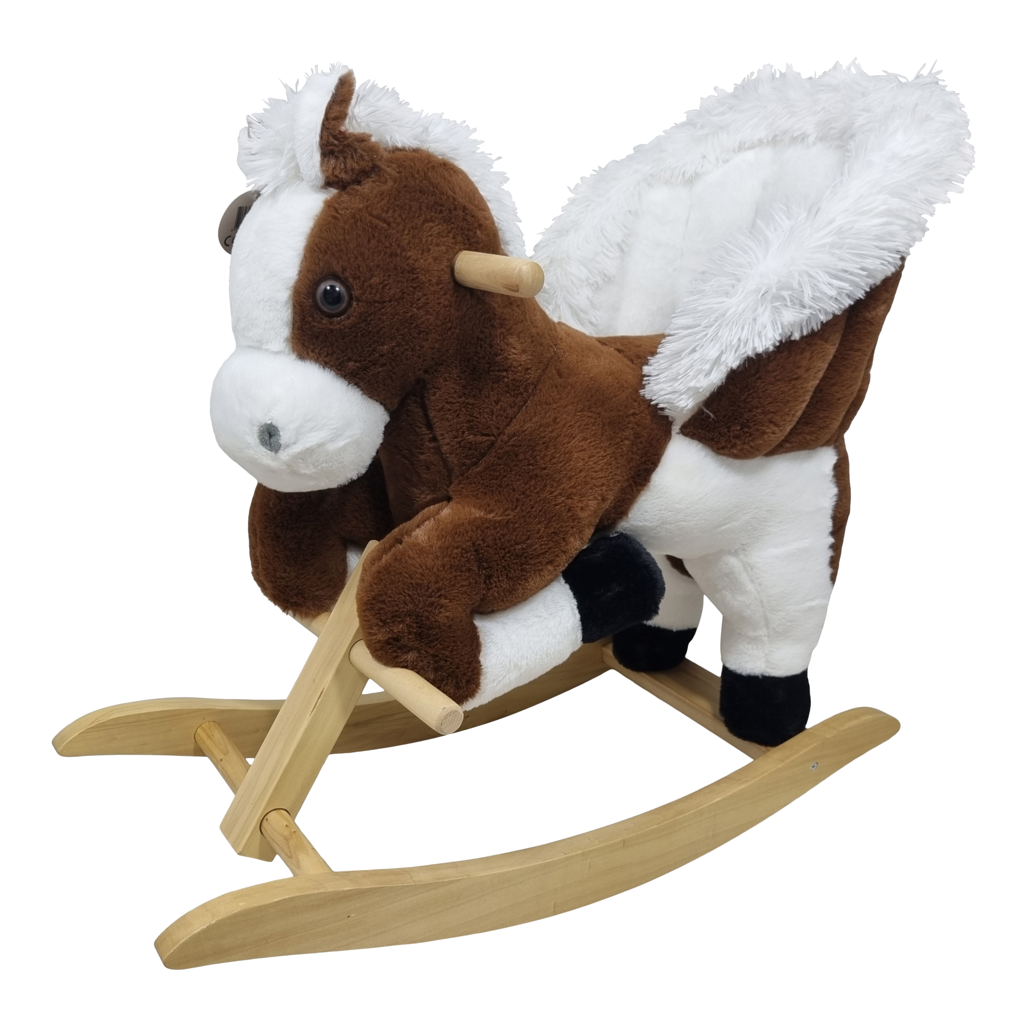 Speelgoed Hobbelpaard steigerend paard inzit