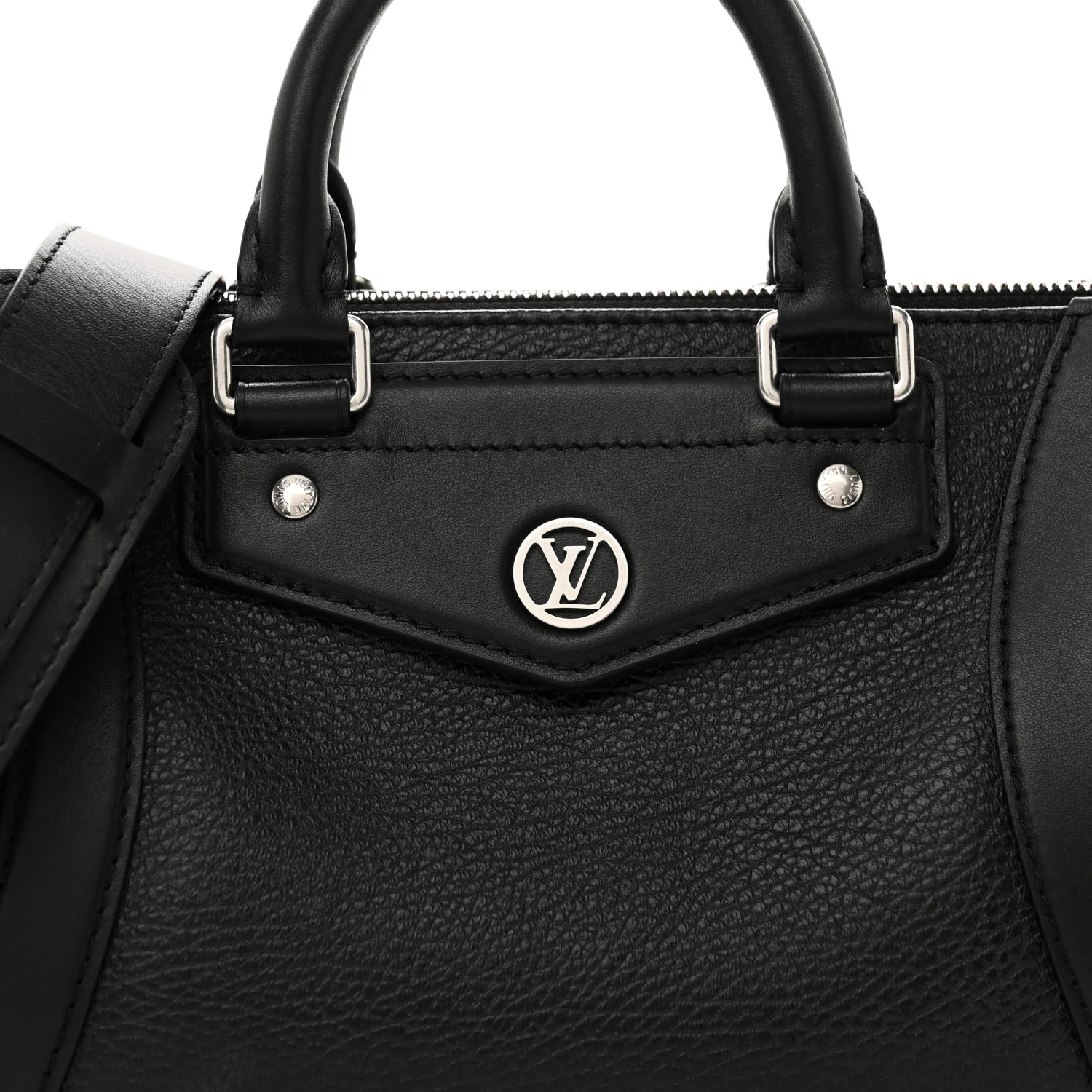 Pixel Lambskin LV Biker PM Black - Top Club
