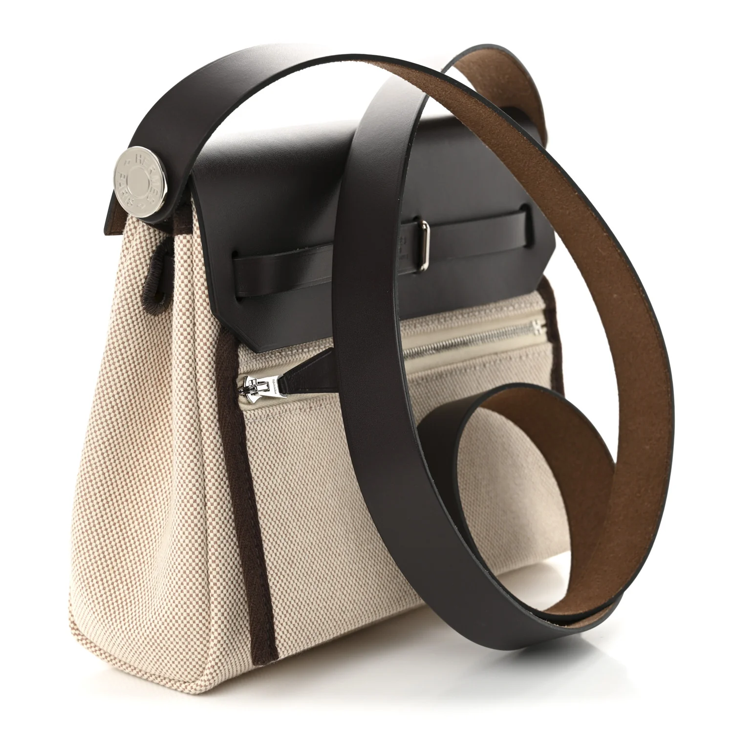 Military Toile Vache Hunter Herbag Zip Retourne 20 Ecru Beige Ebene - Top Club