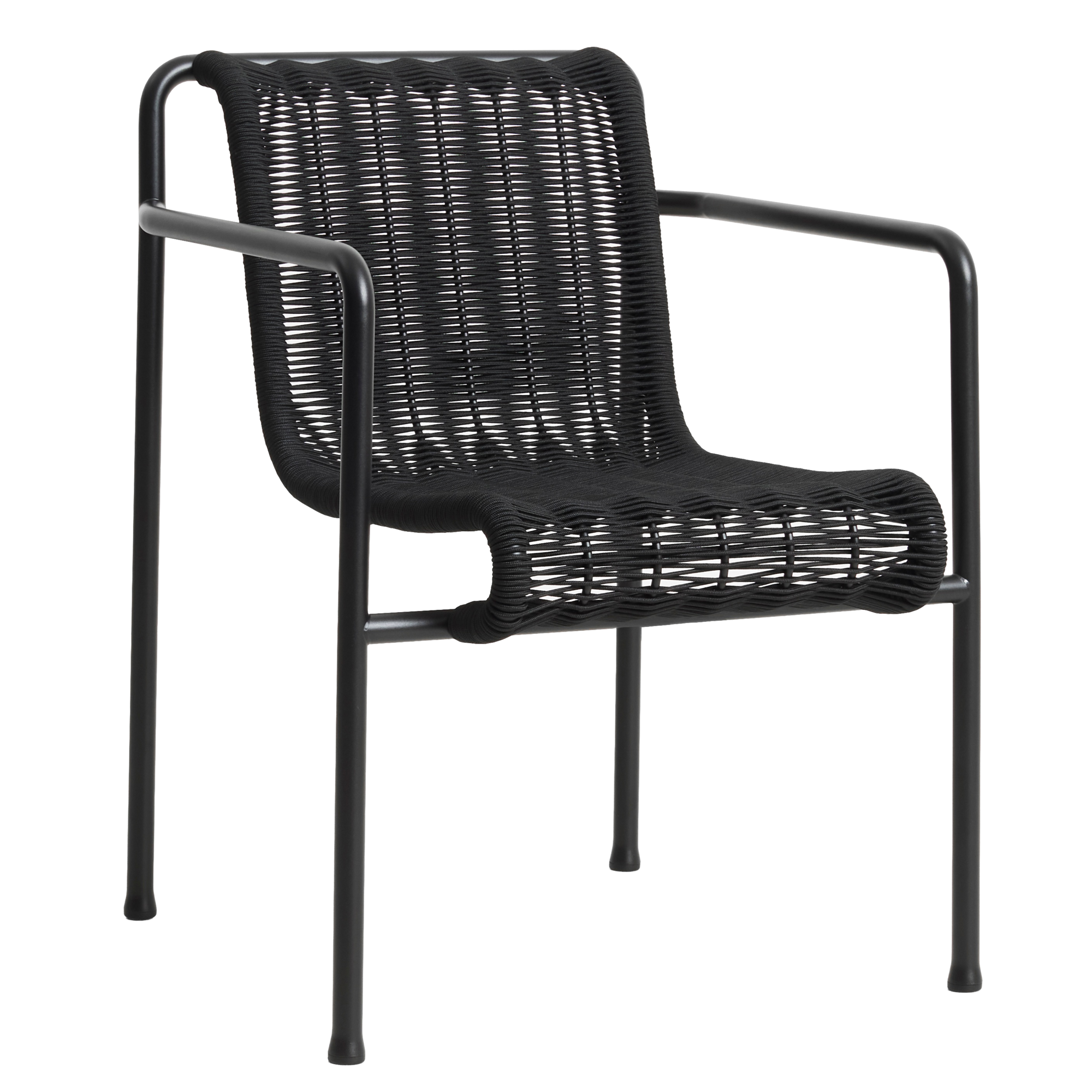 Tuinstoel Palissade Cord Dining met armleuning anthracite