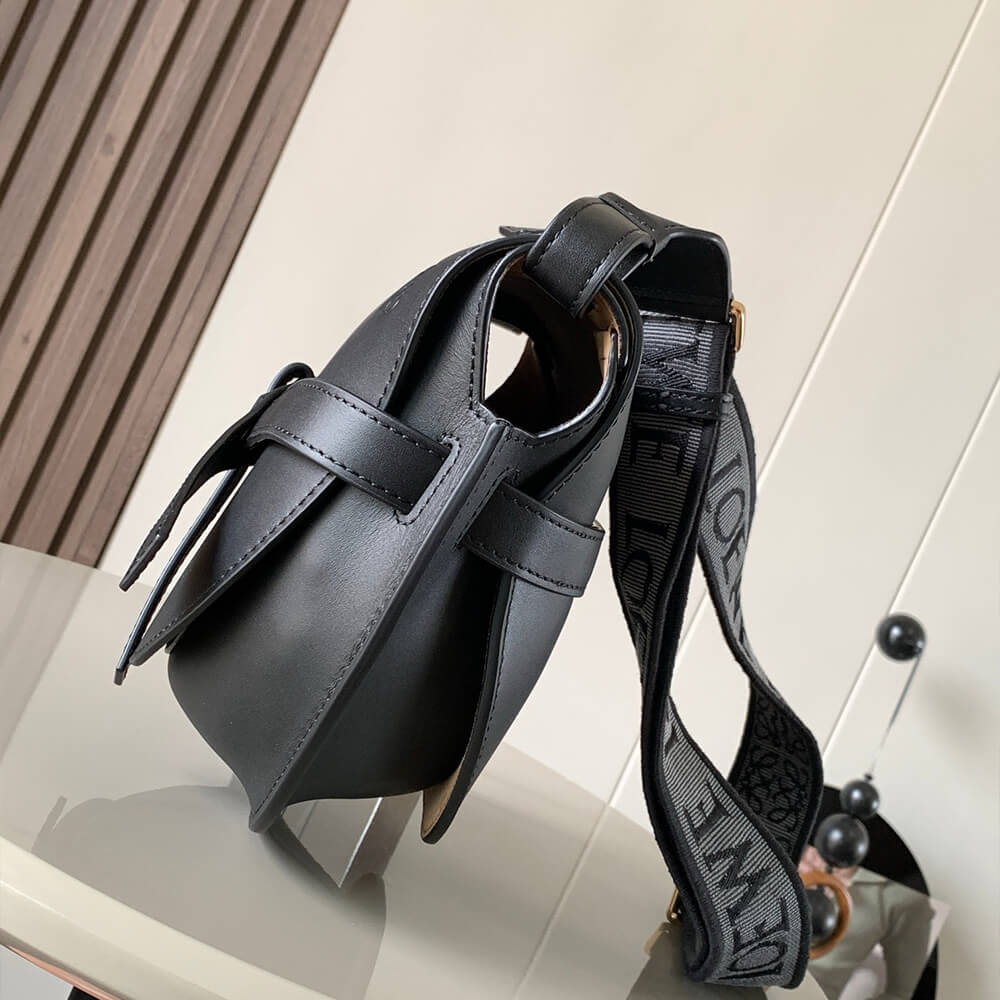 Loewe Small Gate bag in soft calfskin and jacquard - Top Club