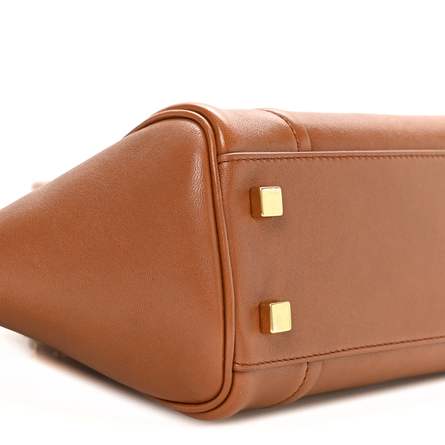 Supple Shiny Lambskin Little New Luggage Soft Tan - Top Club