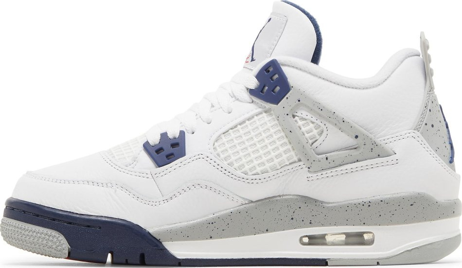 Jordan Reps 4 Retro GS  Midnight Navy  408452-140 Reps - Sneaker Replica Workshop