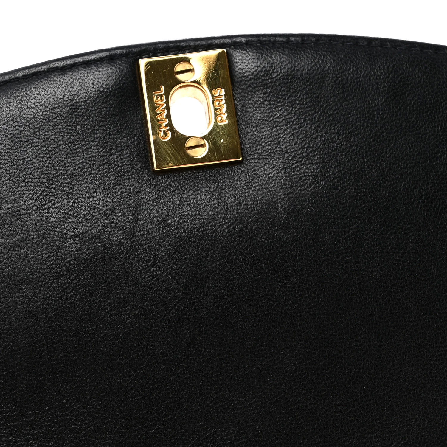 Lambskin Quilted Small Single Flap Black - Top Club