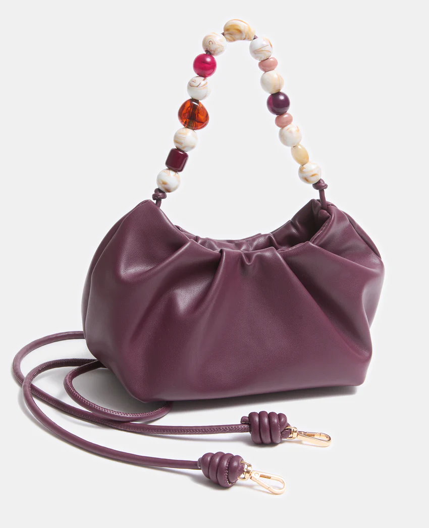 Pimkie Sac en simili avec poignée perles et bandoulière