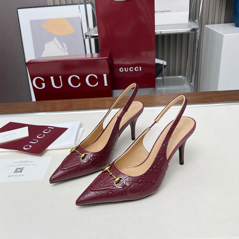 Gucci Women s slingback pump with Horsebit - Top Club