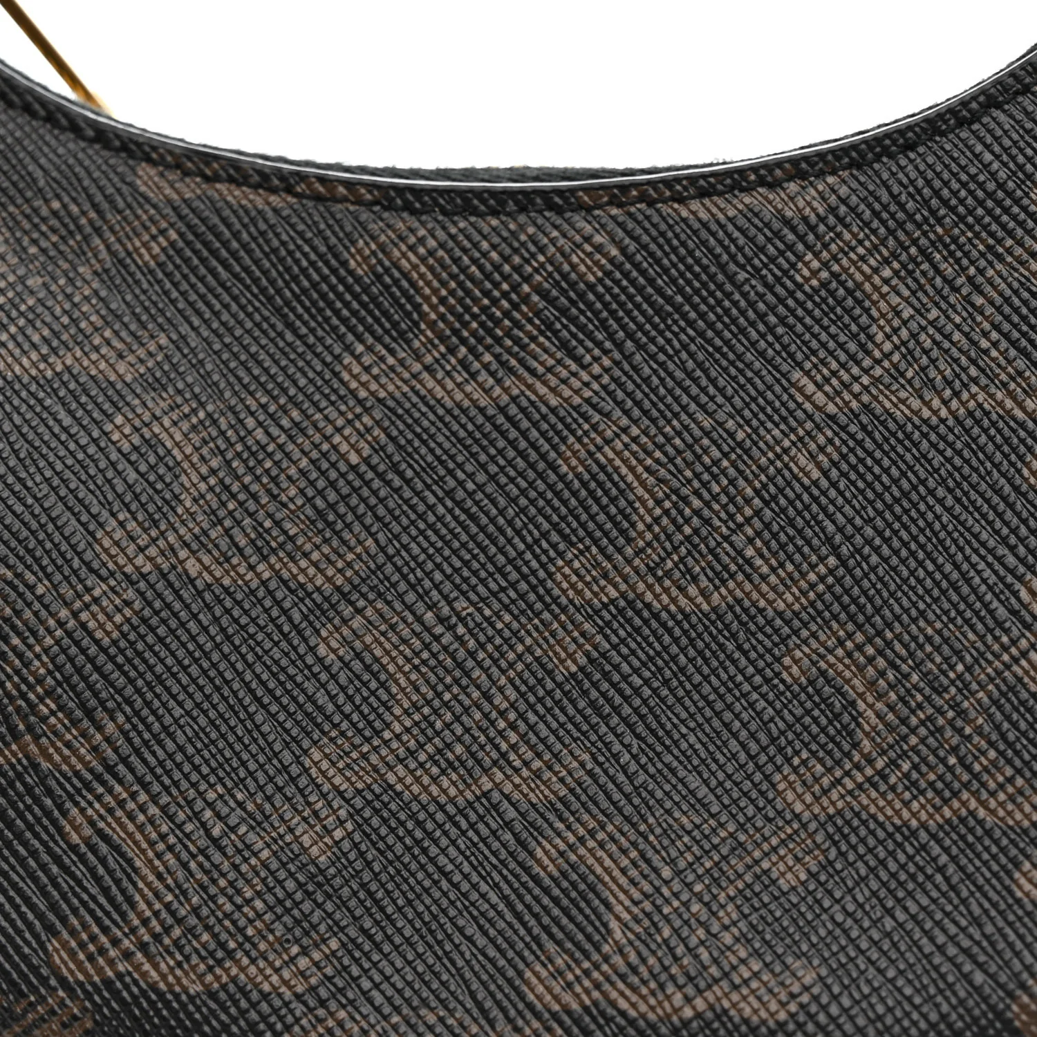 Canvas Calfskin Mini Ava Triomphe Shoulder Bag Tan - Top Club