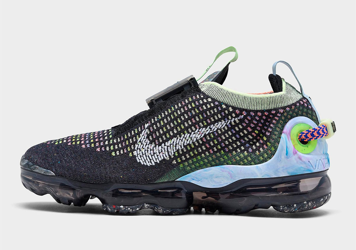 Wmns Air VaporMax 2020 Flyknit  Black Multi  CT1933-001 - Sneaker Replica Workshop
