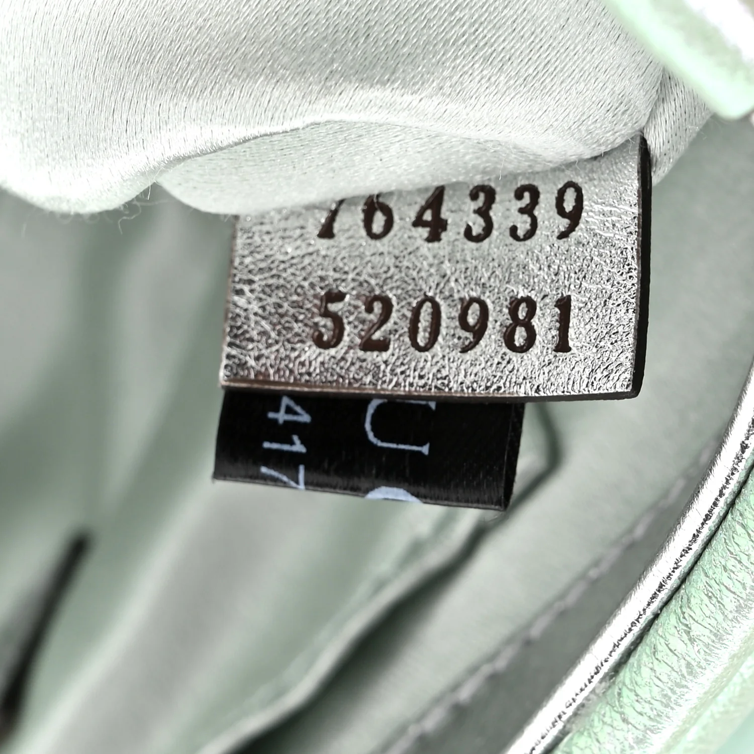 Iridescent Nappa Vertical Matelasse Small Maxi Horsebit Chain Shoulder Bag Iridescent Salvy Green - Top Club