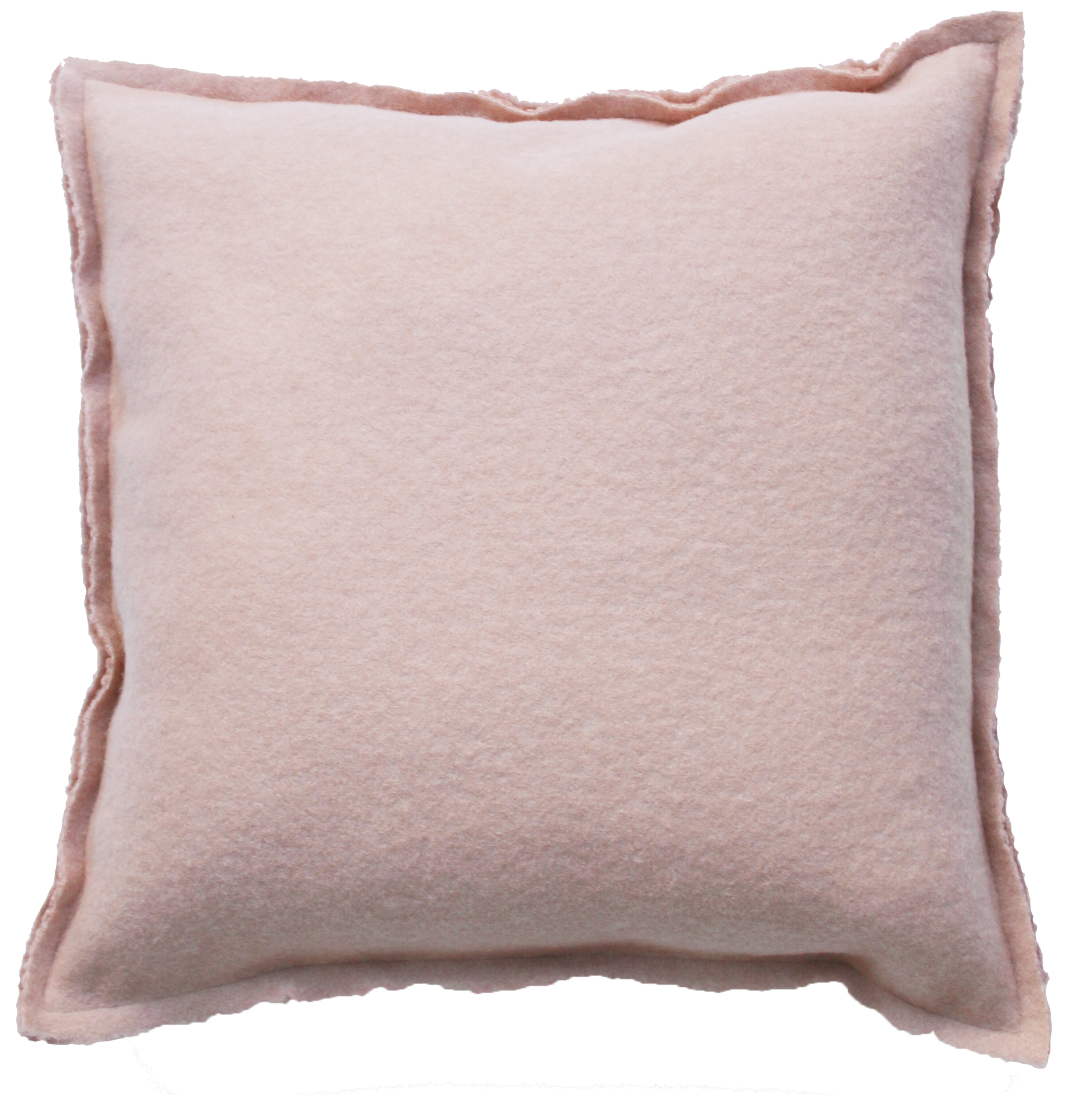 Kussen bouclé oud roze 50x50cm