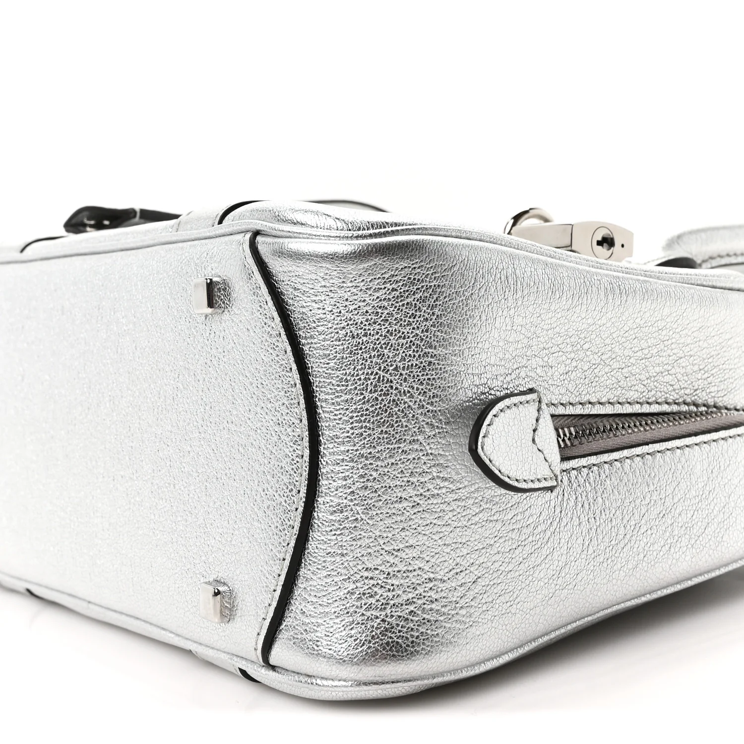 Metallic Chevre Mignon BB Silver - Top Club