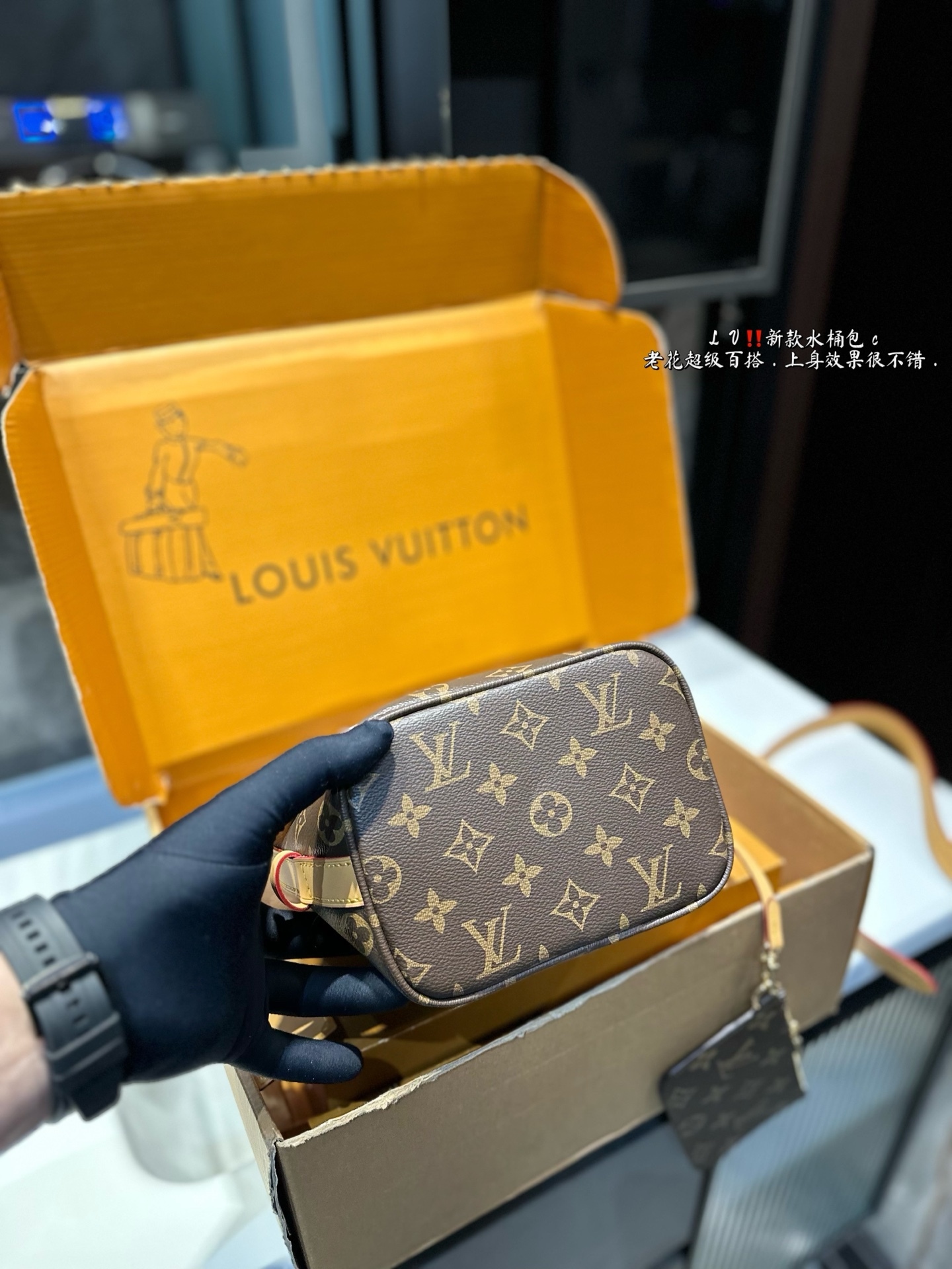 Louis new arrival ALL IN BB bucket bag size:17 * 18.5 cm - Top Club