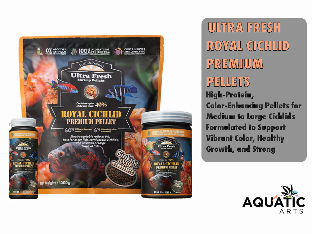 Ultra Fresh Royal Cichlid Premium Pellet - Shrimp Delight