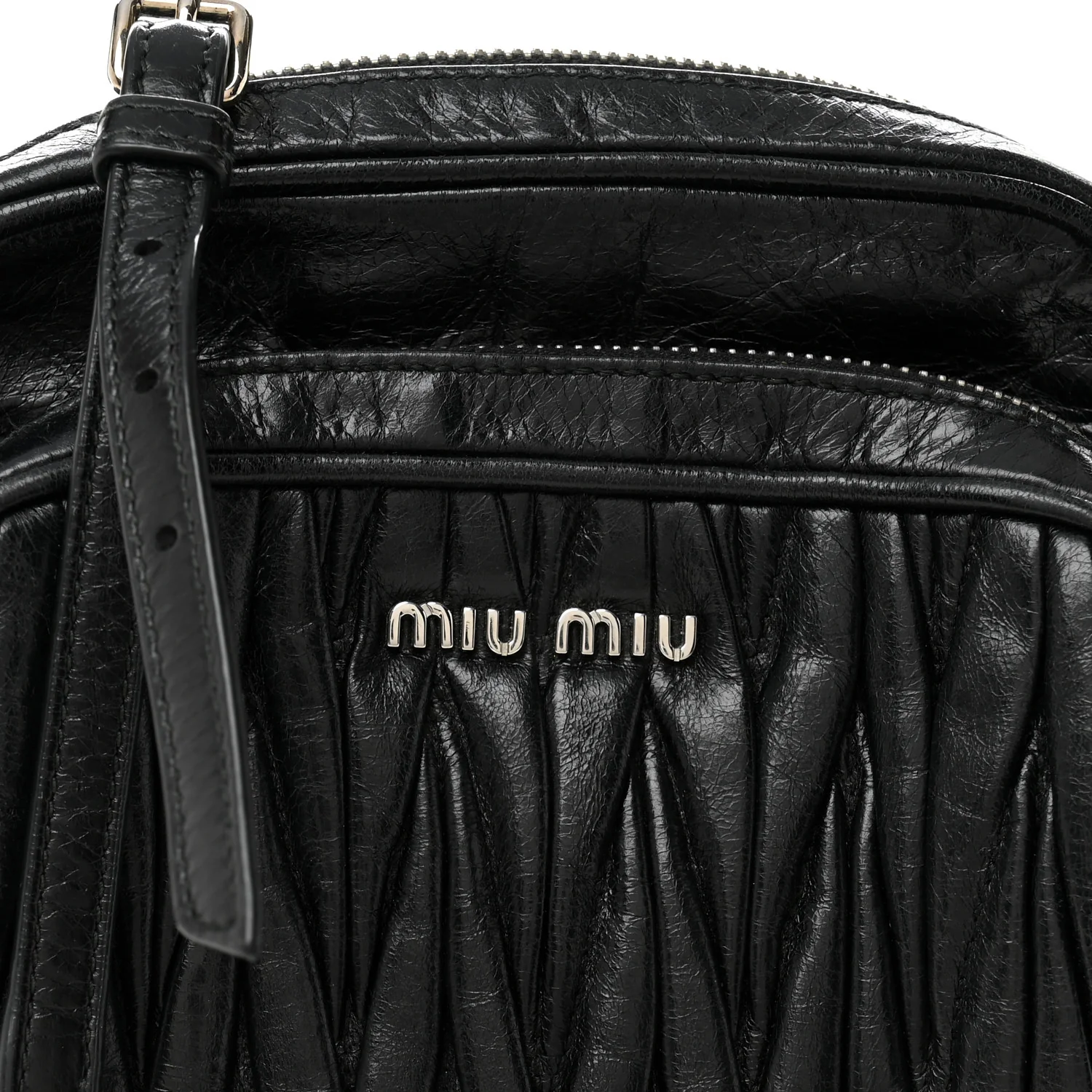 Nappa Matelasse Crossbody Black - Top Club