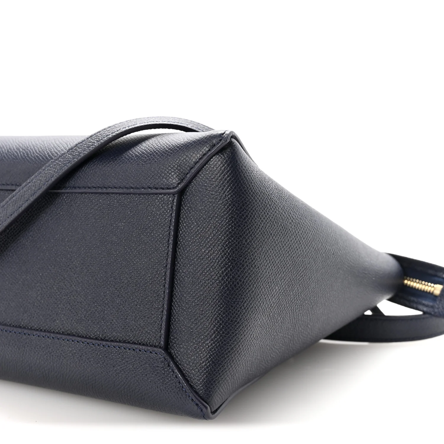 Grained Calfskin Micro Belt Bag Midnight - Top Club