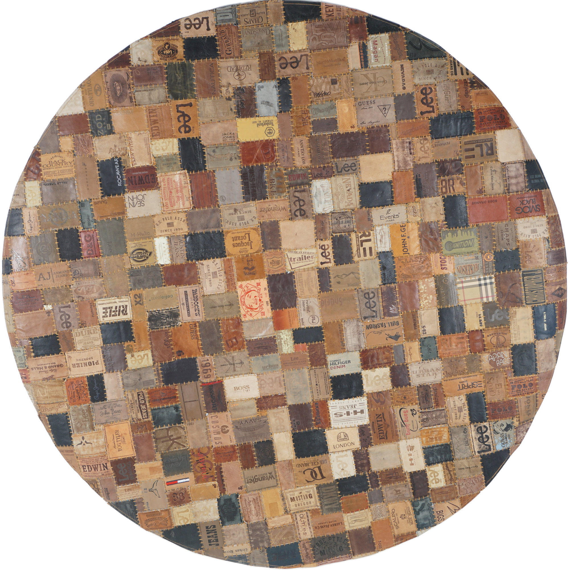 Karpet Royal Labels Rond ⌀200 cm