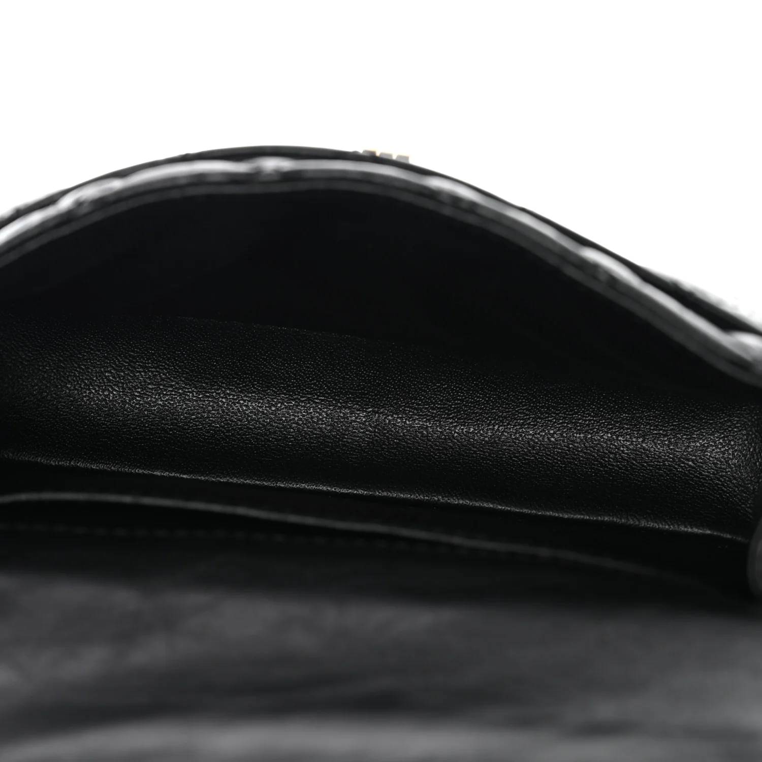 Aged Calfskin Quilted 2.55 Reissue Chain Waist Bag Black - Top Club