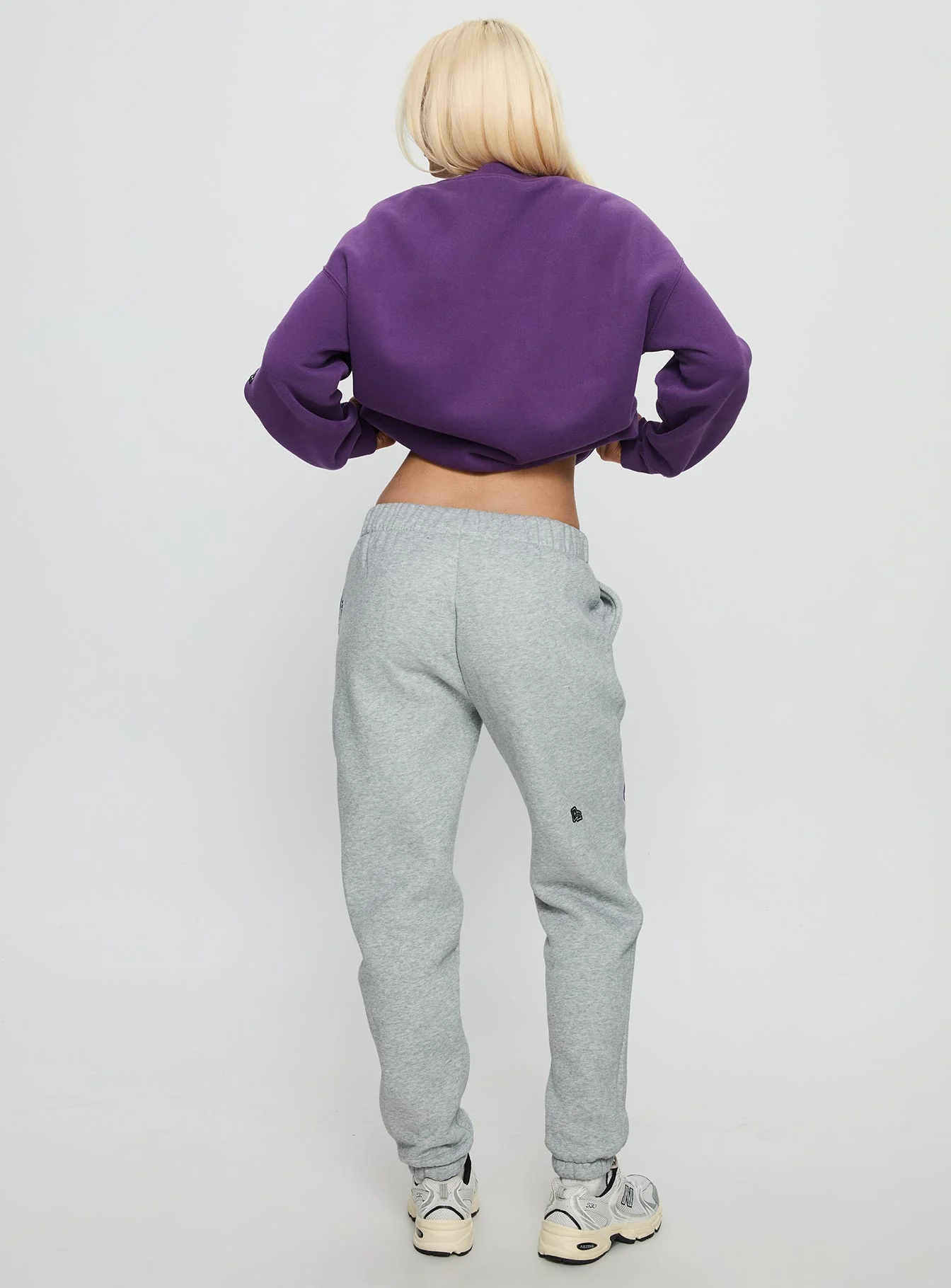NYU Basic Sweatpants Heather Grey