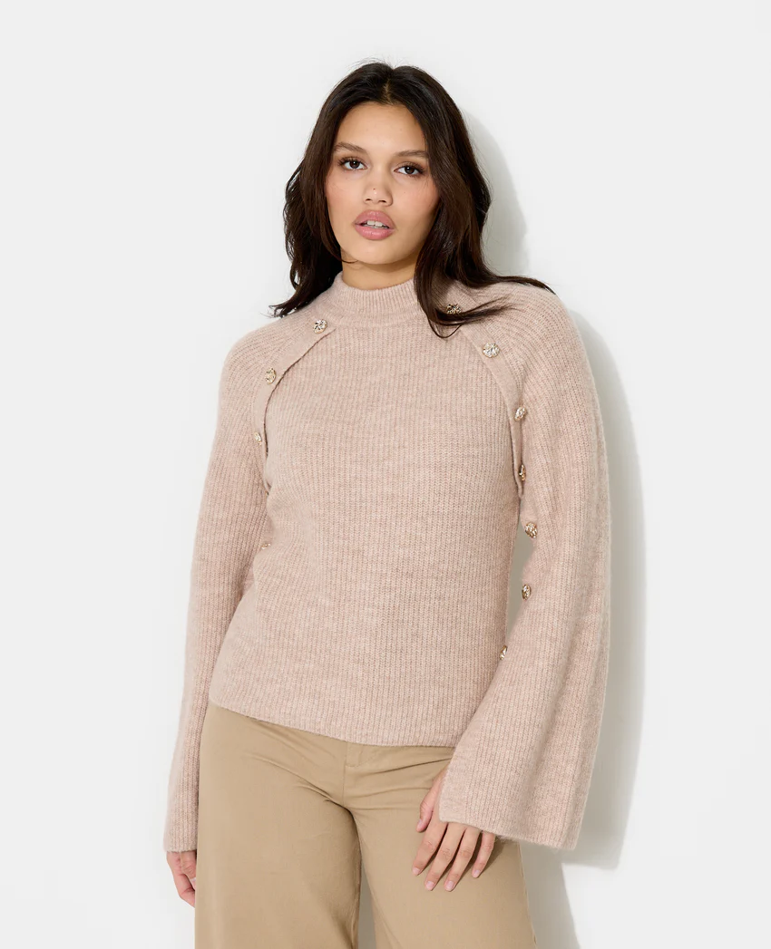 Pimkie Pull avec boutons fantaisie