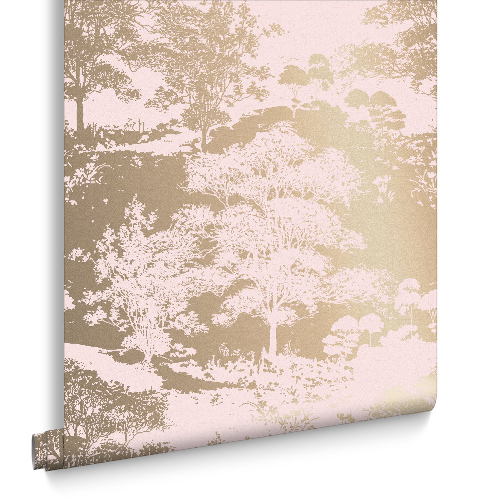 Graham & Brown  vliesbehang  Meadow Rose Gold Graham & Brown  vliesbehang  Meadow Rose Gold
