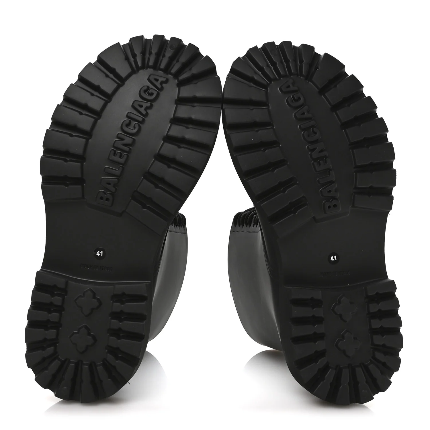 Rubber Mens Steroid Lace Up Boots 41 Black - Top Club