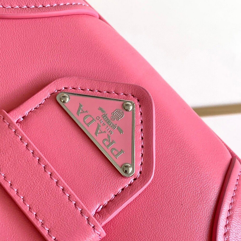 Prada Moon padded nappa-leather bag - Top Club