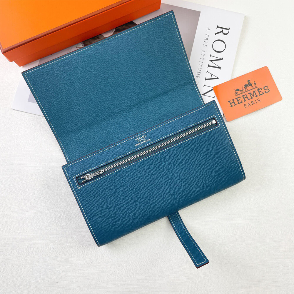 HERMES New H Passant Toutenmain wallet(HIGH-END GRADE) - Top Club