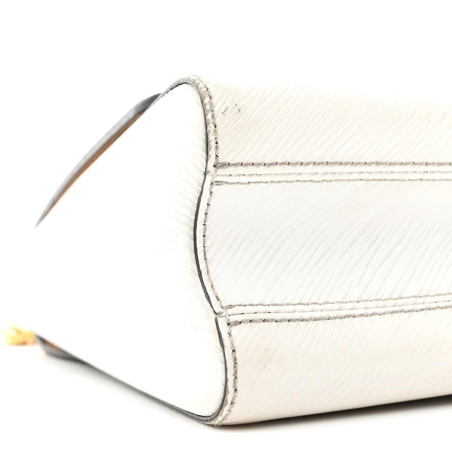 Epi Twist Shoulder Bag MM White - Top Club