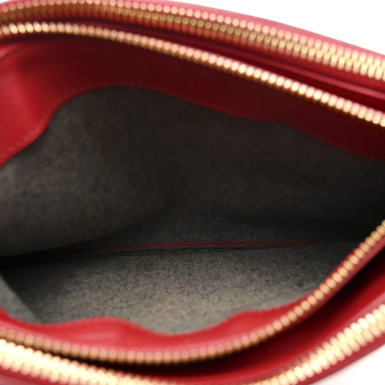Lambskin Large Trio Crossbody Bag Red - Top Club