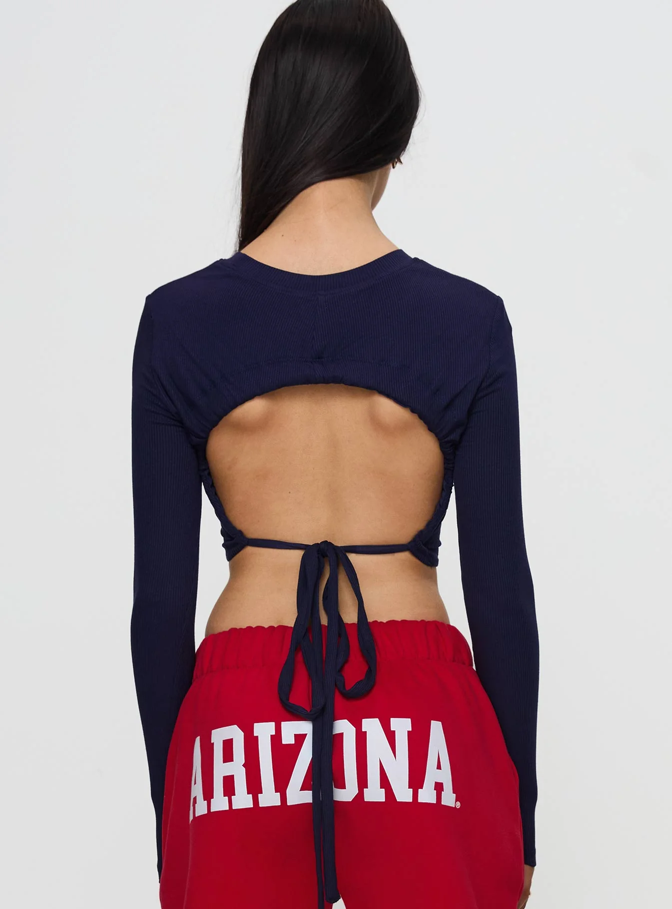 U of A Bring It Back Long Sleeve Top Navy