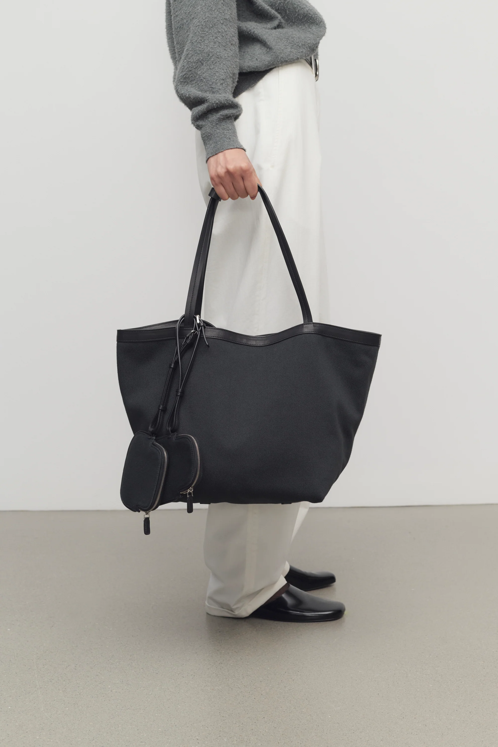 Park Tote Three Canvas Bag in Cotton and Leather - Top Club