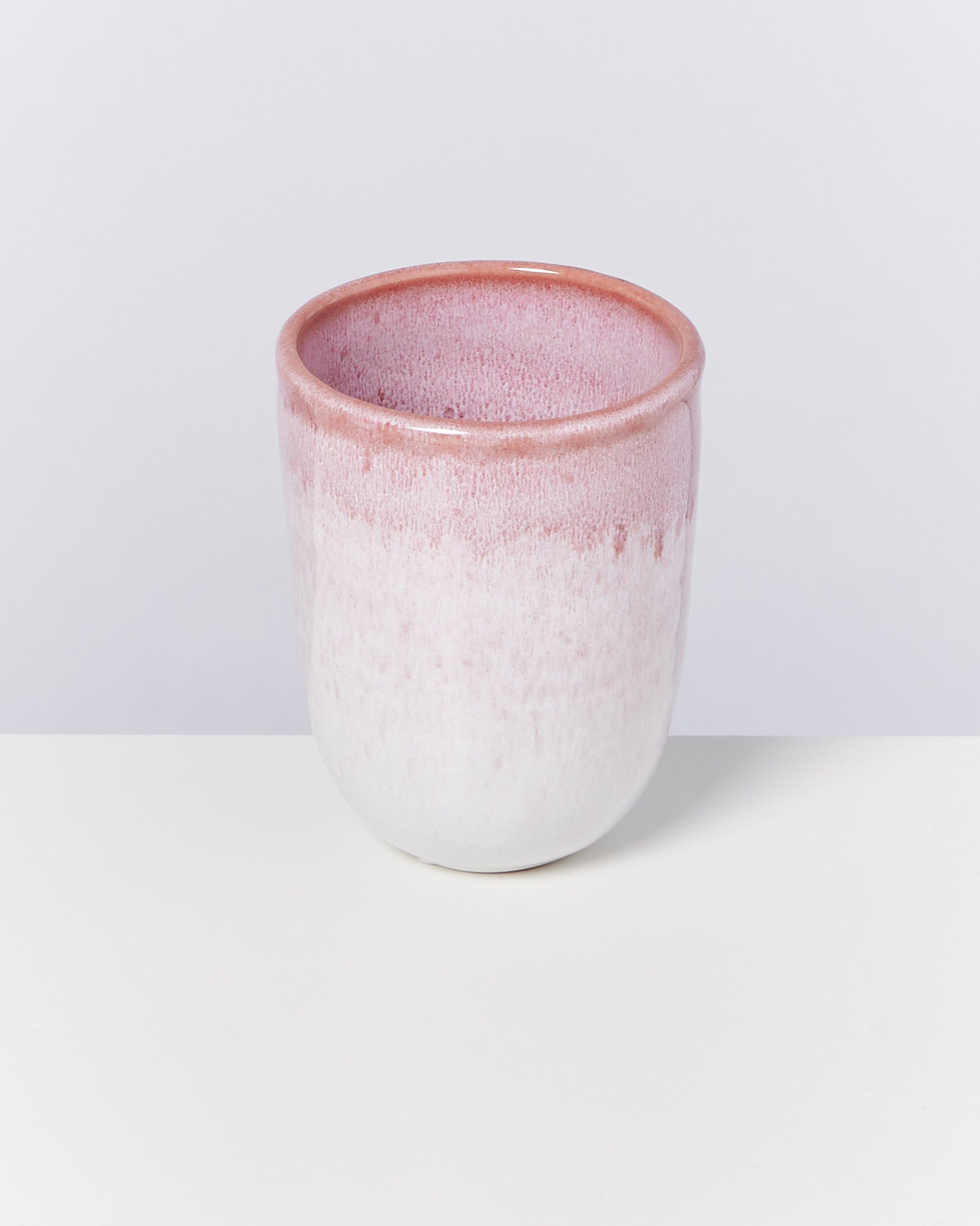 Copa Alto Becher groß rosa weiß 6er-Set
