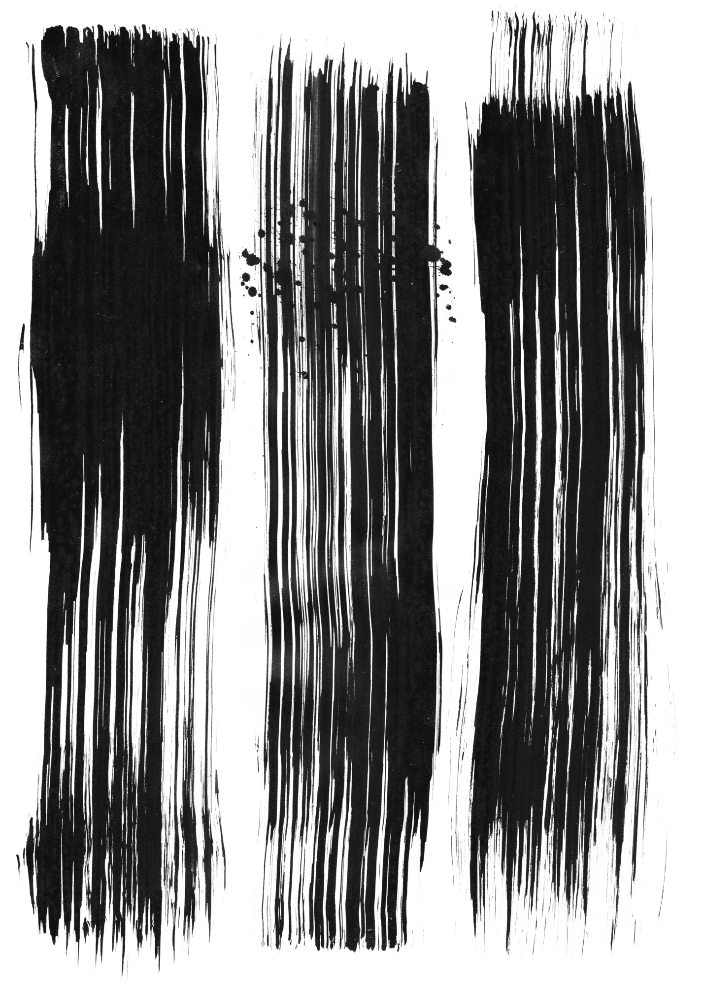 Poster Abstract Ink 03 by Lisette de Zoete 40 x 50 cm
