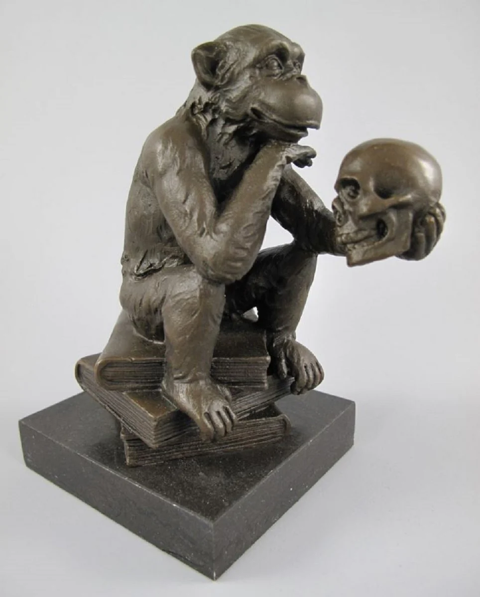 Bronze decorative figure monkey H. 14 cm - bronze sculpture - decorative accessories