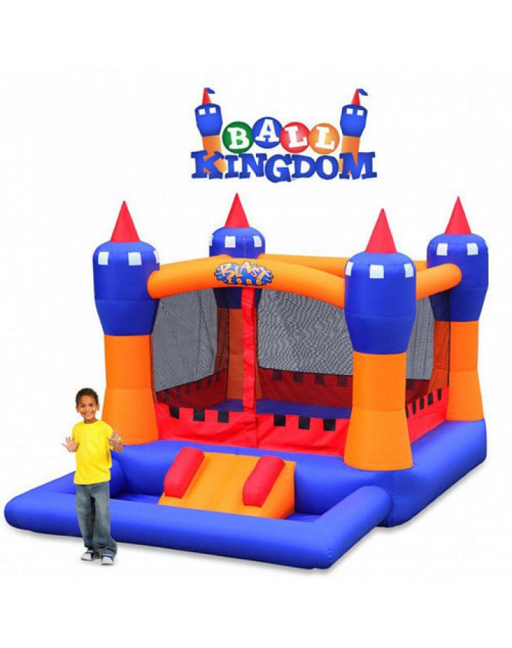 Ball Kingdom Inflatable Bounce House and Ball Pit from Blast Zone