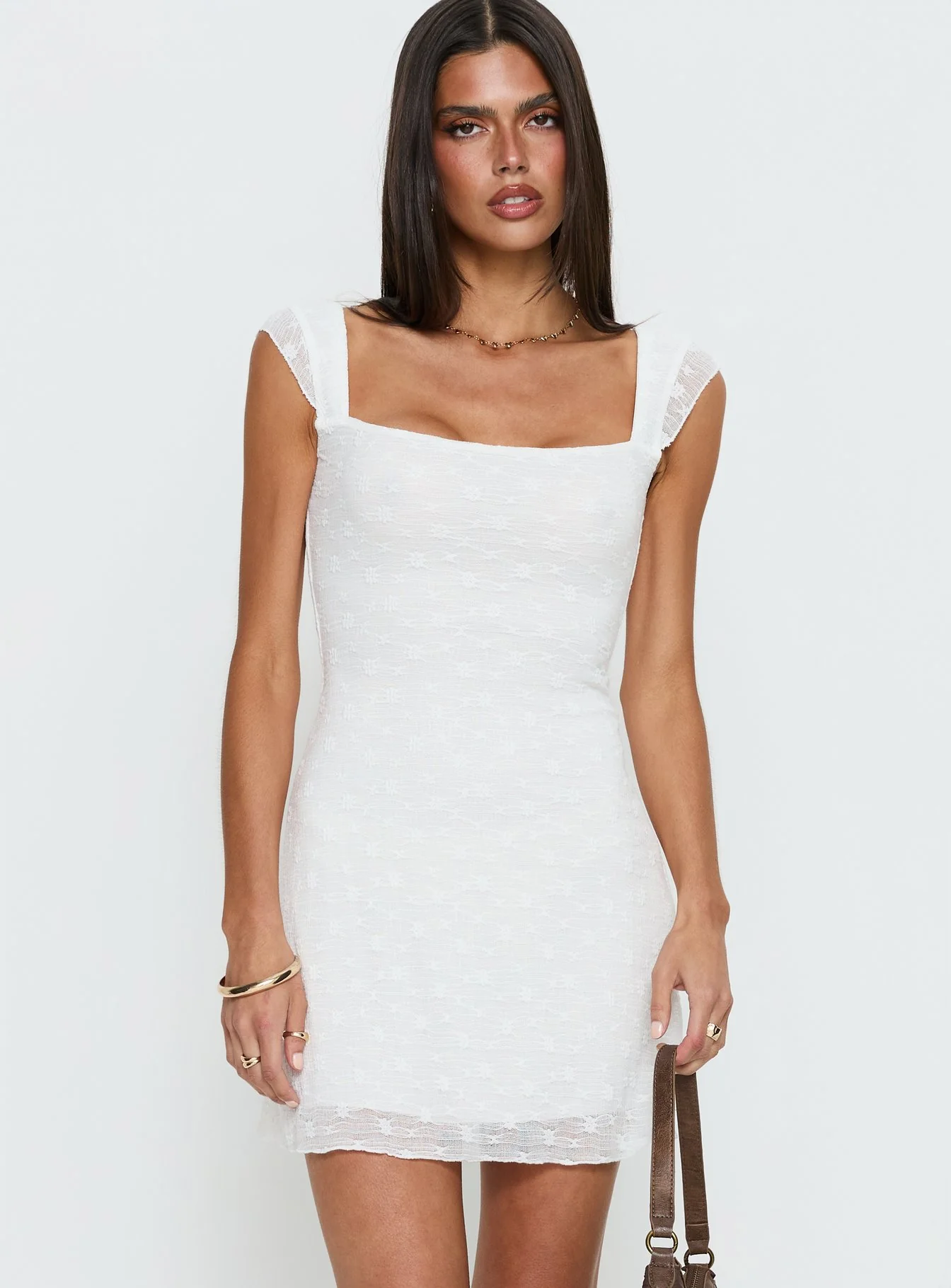 Lanchester Mini Dress White