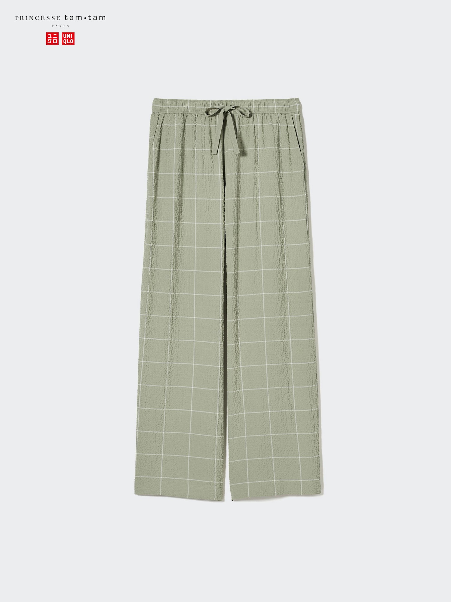 PRINCESSE tam・tam Seersucker Easy Pants
