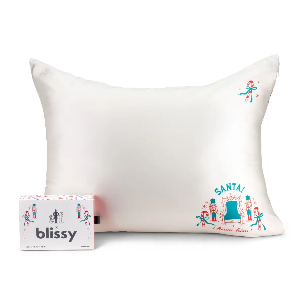 Elf Blissy Silk Pillowcase – 100% Pure Mulberry Silk – Improve Hair, Skin & Health While You Sleep!