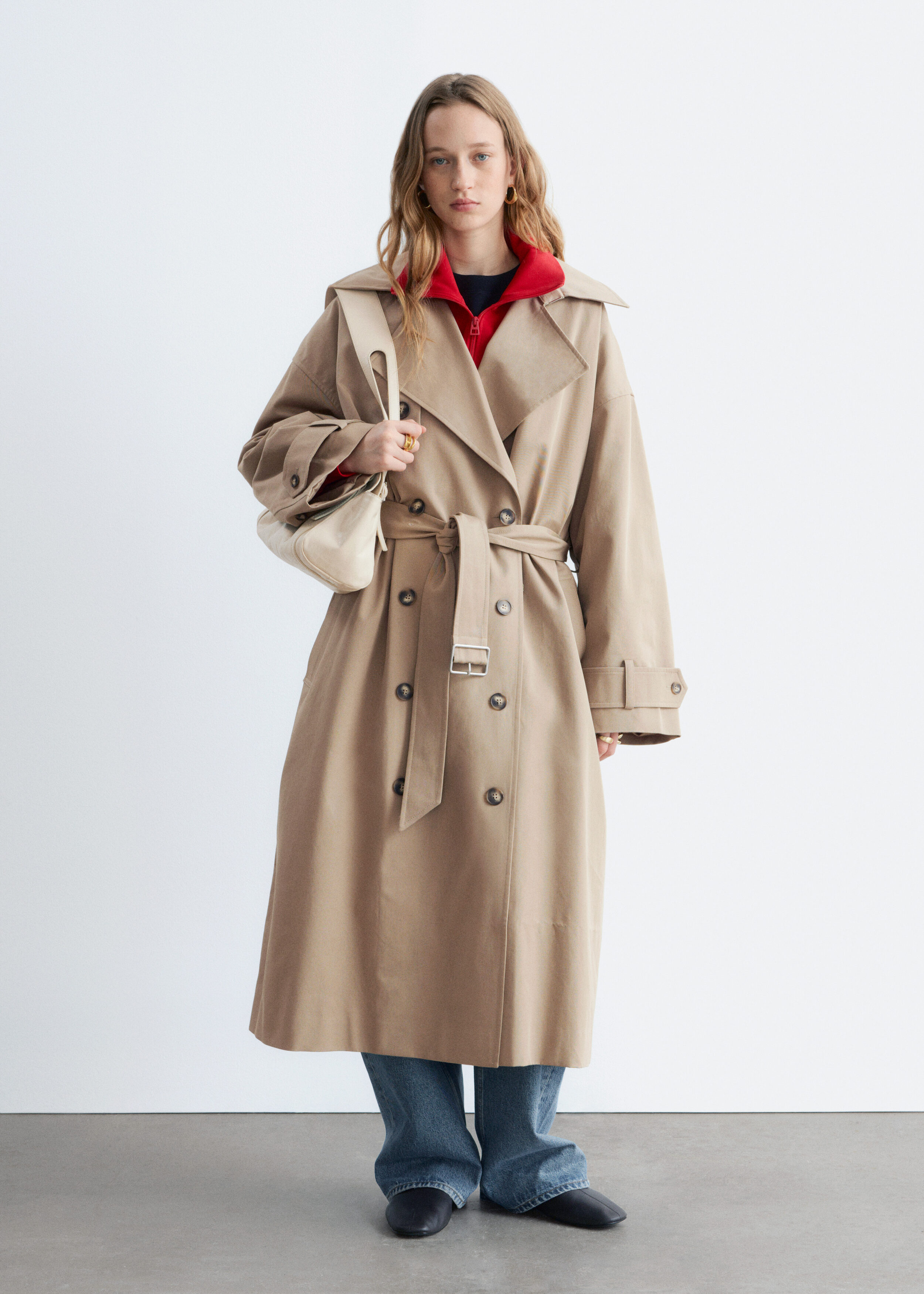 & Other Stories DOUBLE-BREASTED TRENCH COAT